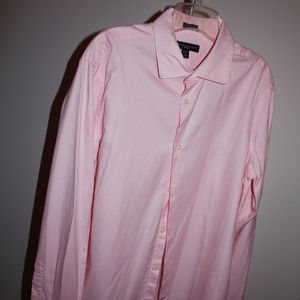 Pink Egyptian cotton dress shirt w/ French cuffs